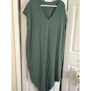 Universal‎ Standard Green Maxi TShirt Dress Size 14-16